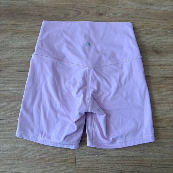 Lululemon Athletic Align High Rise Lined Shorts 6” Vitapink Women’s Size 6 - Picture 2 of 9